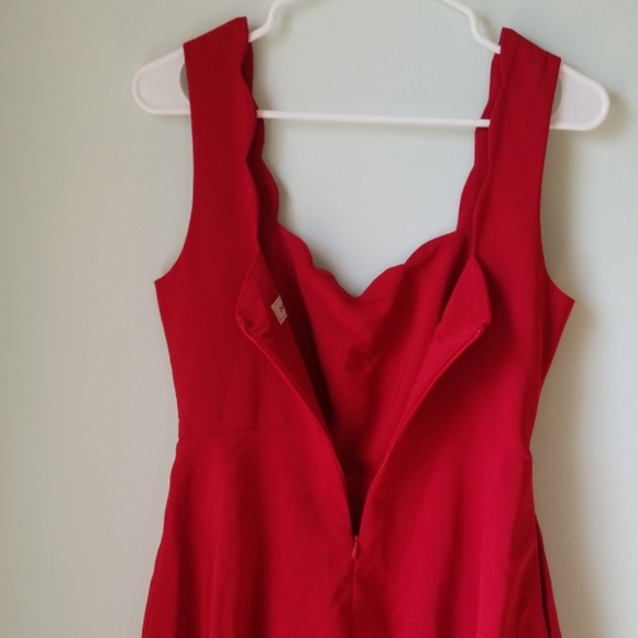 June & Hudson Scalloped Dress wpockets  - Size M - Picture 6 of 7